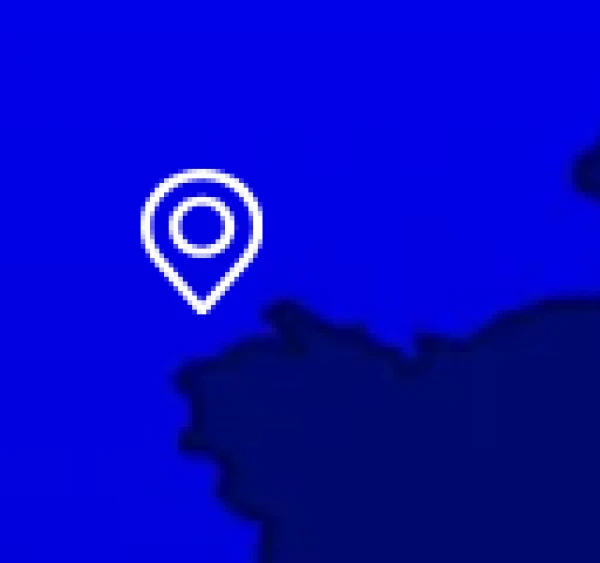 Kaart Nederland met Bounce Valley locatie Arnhem